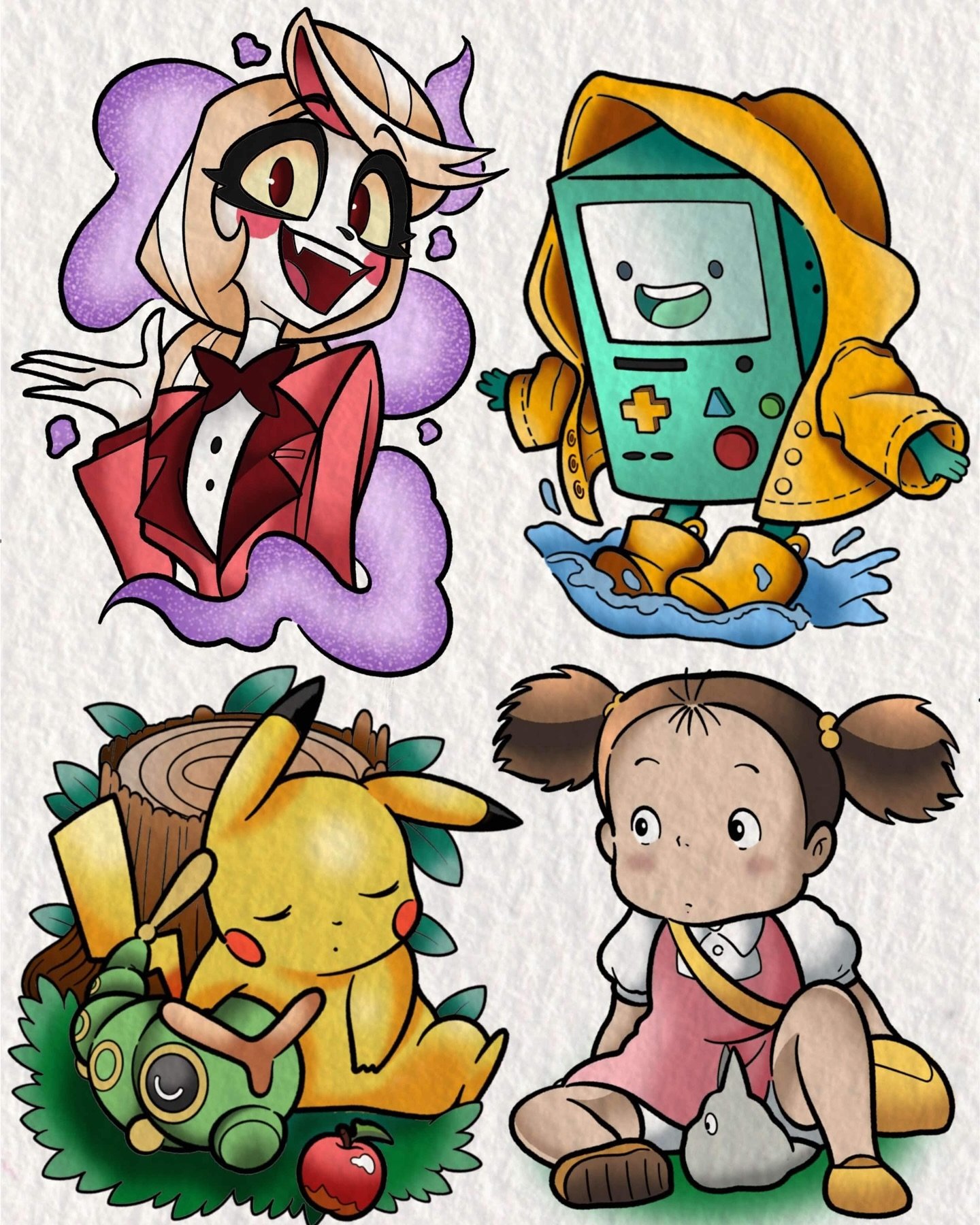 a collection of things i&rsquo;d like to tattoo! 
i have some last minute availability this Saturday! hit me up to grab the spot ✨