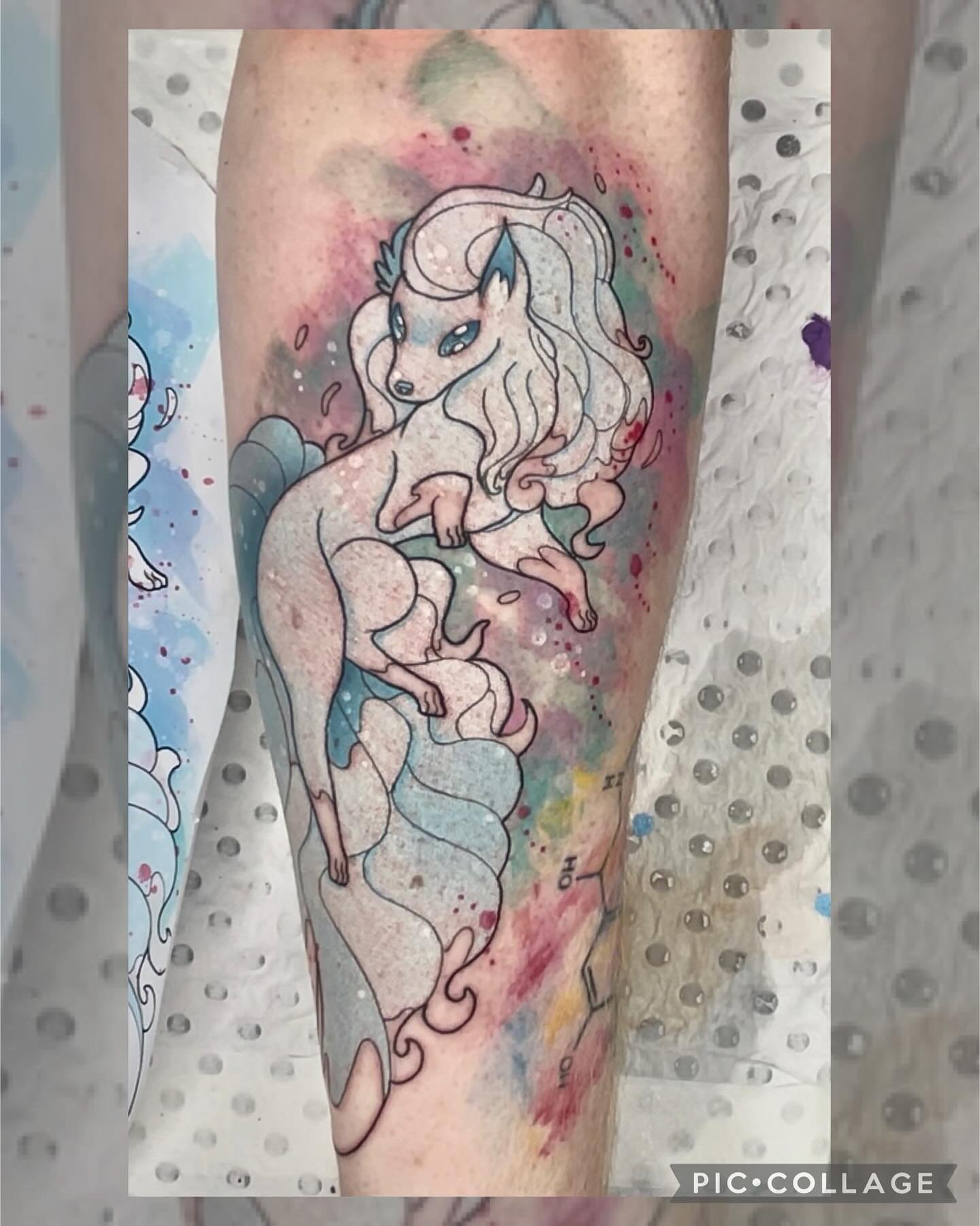 Ninetales Alolan form done at @infiniteworldstattoo 
#pokemon #anime #ninetales #geek #nerd #tattoo #otaku #otakutattoo #animestattoo #nerd #game #gamer #gamergirls #gamestattoos #gamertattoo #gameboy #nintendo #nintendotattoo