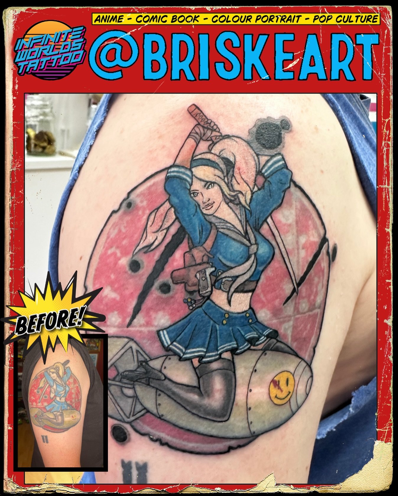 Another rework!

#Paulbriske #tattooartist #tattoo #Adelaidetattoos #drpickles #drpicklesproteam #healedbydrpickles #tattoocare #tattooers #inked #tattoolife #tattooist #tattooink #art #instatattoo #adelaidetattooist #ink #eternalink #fkirons #infini