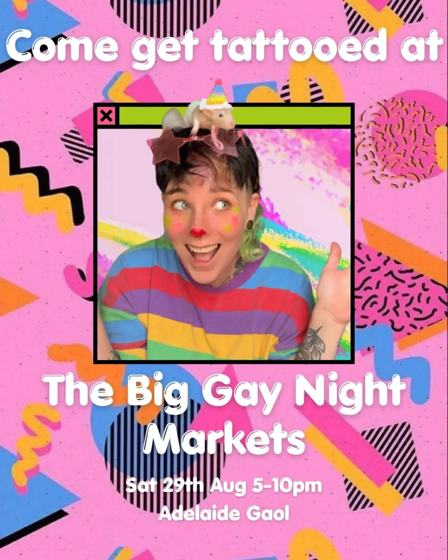 I'm coming to the Big Gay Night Markets! 🩷🖤💚

If you're free tomorrow night, come check out the market and say hi! There'll be plenty of flash available - keep an eye on stories tonight and tomorrow to see what's up for grabs, or browse when you g