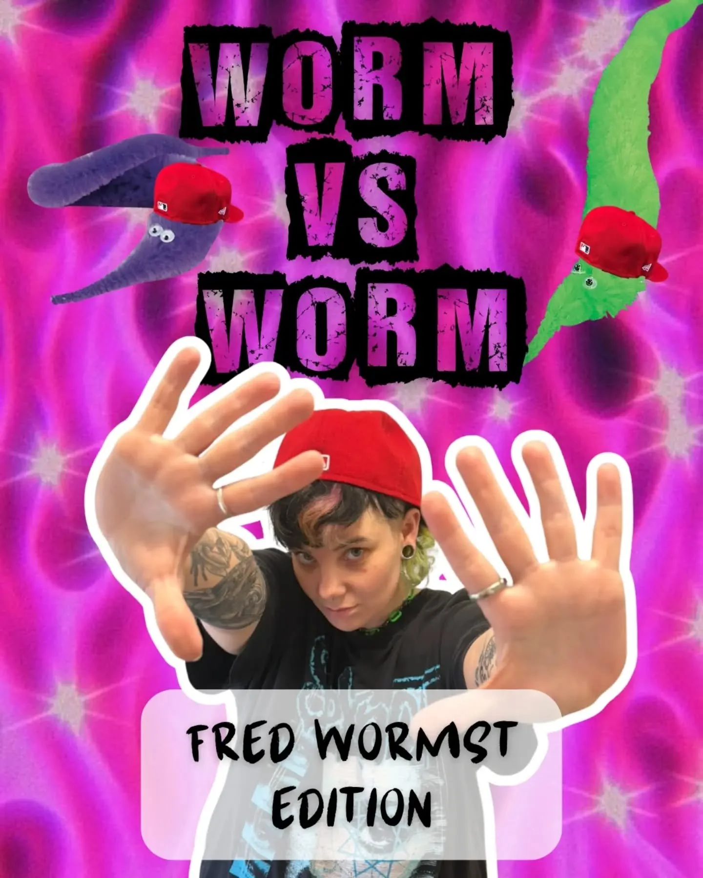 Wanna show your dedication to the chocolate starfish? Be the hardest of all of your friends? Is it just one of those days???

@coffeexblood and @georja.was.here certainly feel that way! So they each adopted their own Fred Wormst worm on a string. Bec