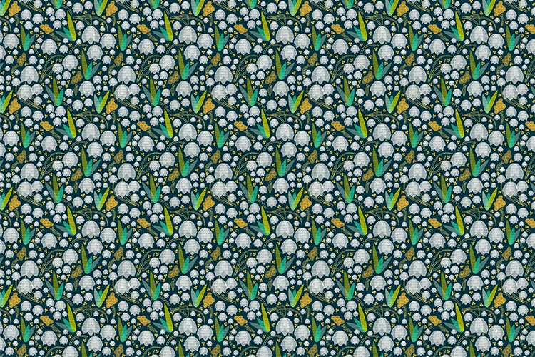 0282_Geo Snowdrop Floral