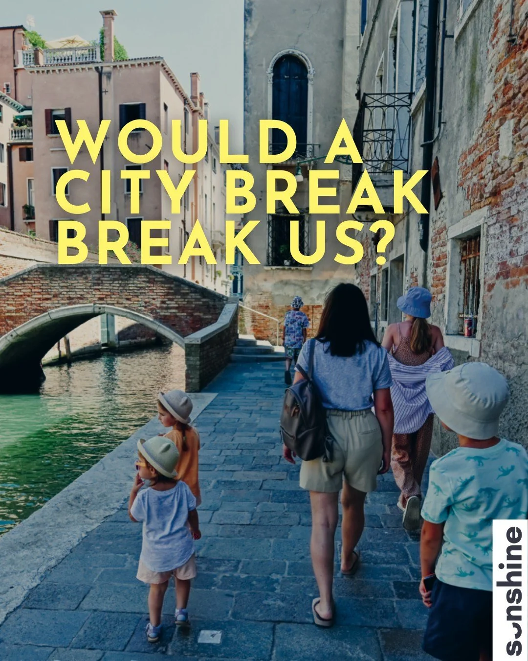 Family city breaks: idyllic fantasy&hellip; or full-on chaos? 😅

Alex Mees took his two kids to Venice and documented every stroll, gelato, and unexpected meltdown along the way. From lazy mornings and Titian masterpieces to the holiday plan that sp
