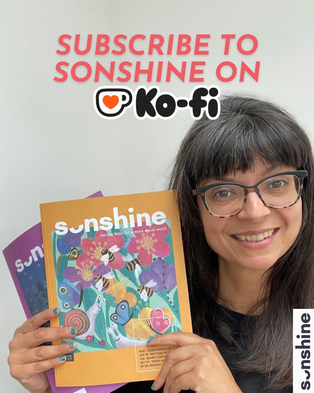 Join the Sonshine community on Ko-fi for just &pound;3 a month ☕💛

You&rsquo;ll get:
✨ A thoughtful read in your inbox every Wednesday
✨ A digital PDF of Sonshine Magazine with every new issue
✨ Access to our cosy Discord space: no school WhatsApp c