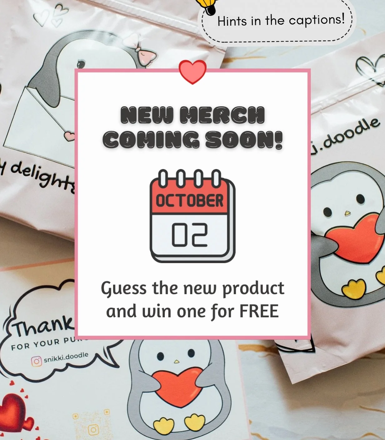 Ready to add more cuteness to your daily routine? Stay tuned for another fun stationery release on October 2nd! 🫶

Some hints on this exciting new release: 
💡 it &ldquo;sticks&rdquo; around
💡 it&rsquo;s larger than a post-it but smaller than a not