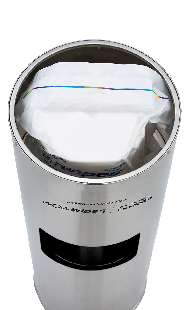 Stainless Steel Dispenser Open Top with Wipes.jpg