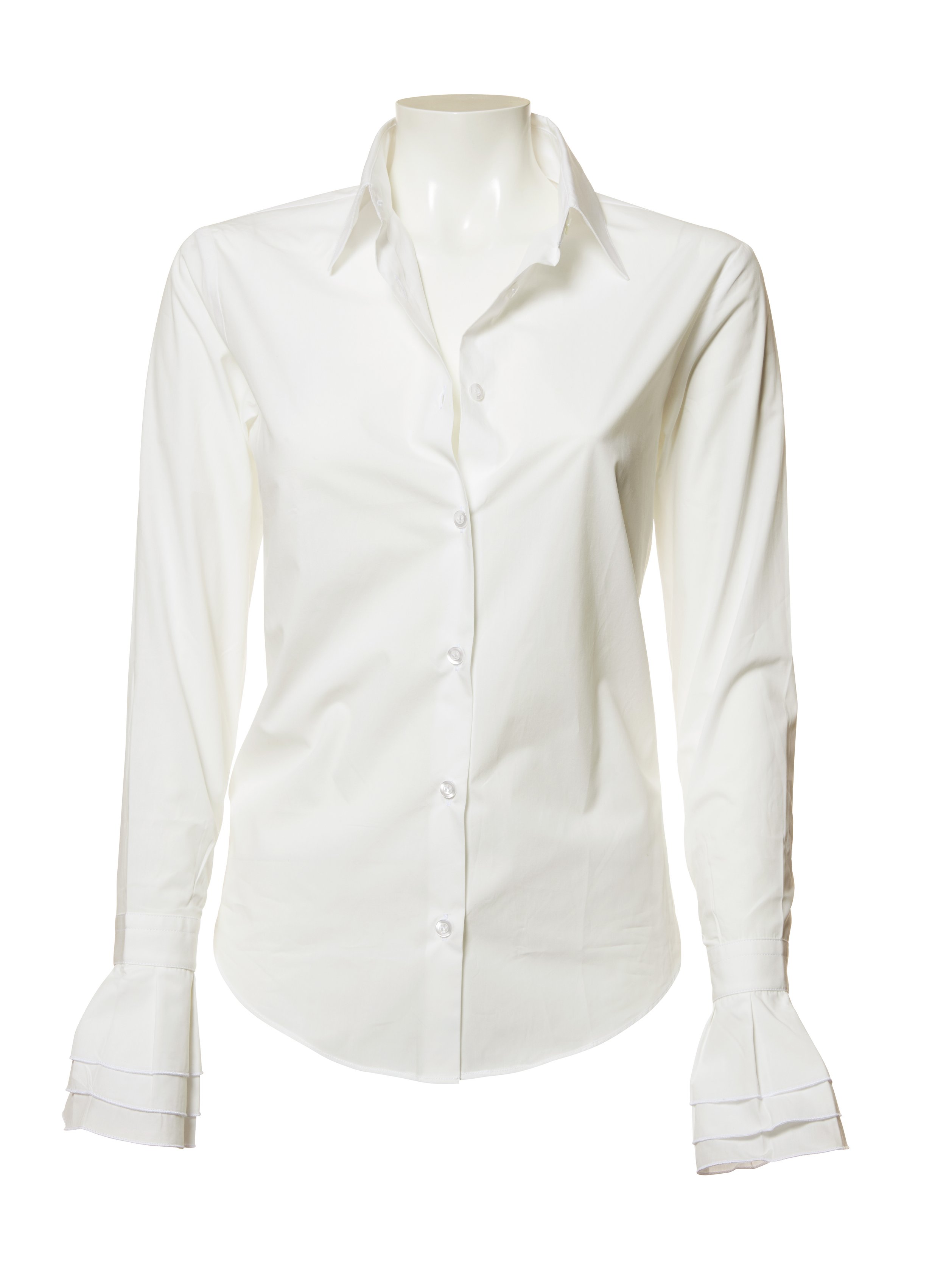 The Carter - Cream Italian cotton poplin