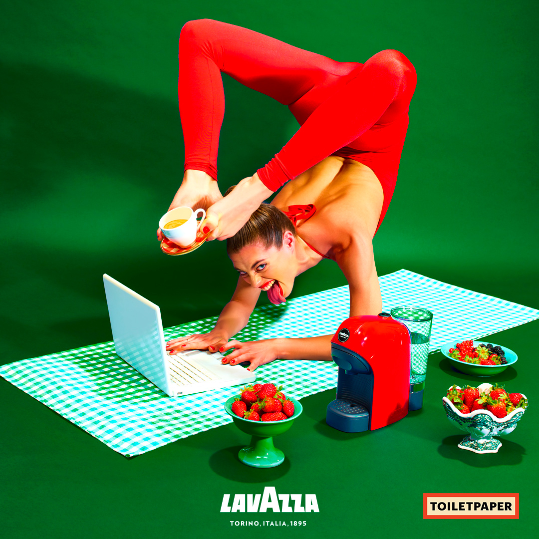  Art Direction / Visual Concept for Lavazza Unusual Breakfasts, Italy 2018.  TOILETPAPER  