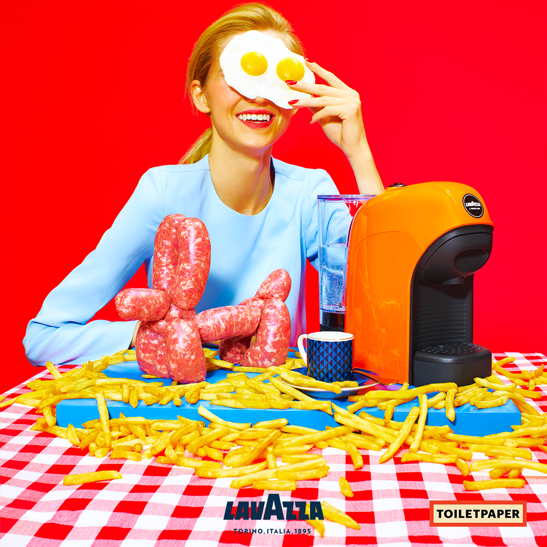  Art Direction / Visual Concept for Lavazza Unusual Breakfasts, Italy 2018.  TOILETPAPER  