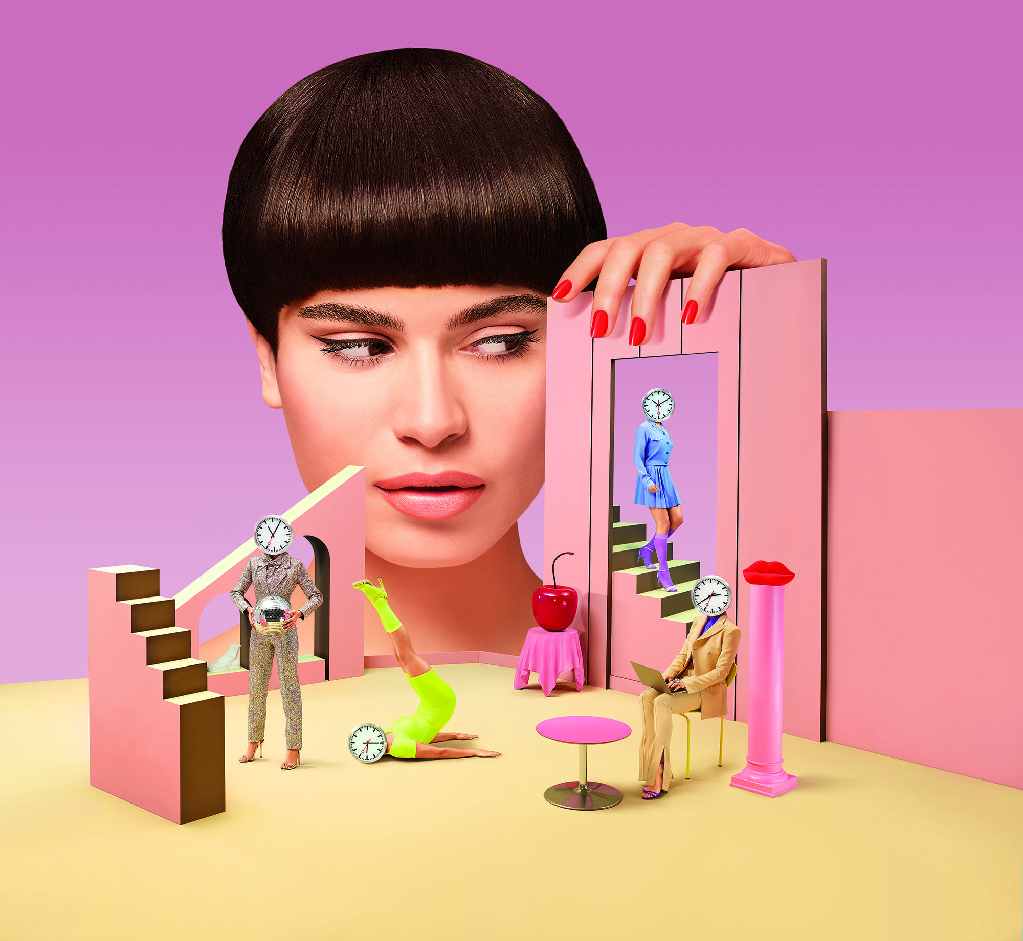  Visual Concept / Art Direction for MAC, assisting Micol Talso at  TOILETPAPER  / Photography: Pierpaolo Ferrari 