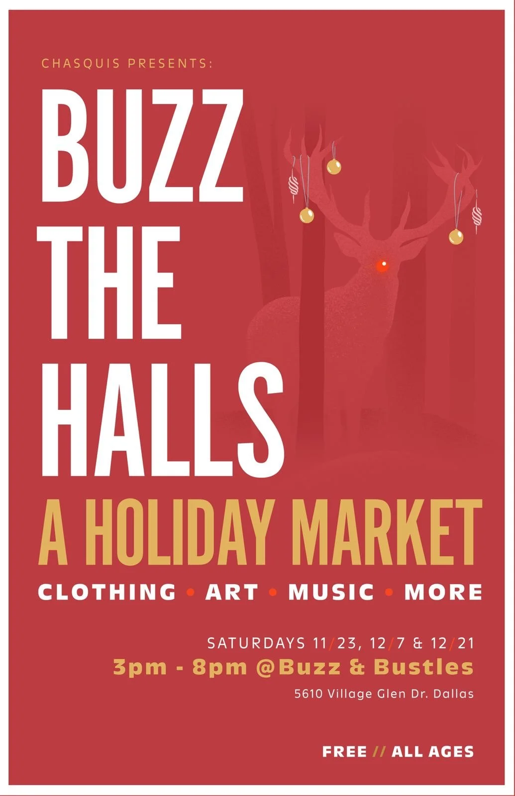 Buzz The Halls - Holiday Market