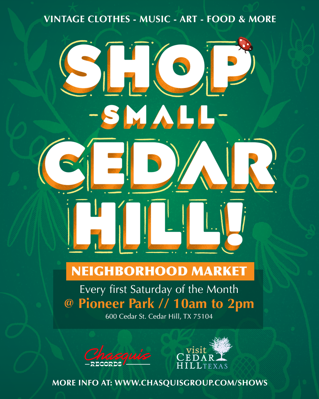 Shop Small Cedar Hill Markets