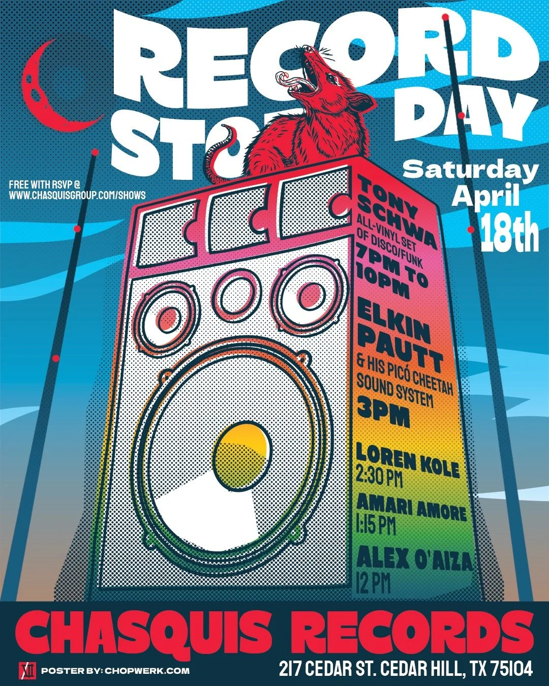 RECORD STORE DAY! This Saturday April 18th (noon-10pm). A day full of live music and dj sets + a new selection of used records hand-picked by Victor on his latest trip to Mexico City. Event is FREE with RSVP #LinkinBio and BYOB.

🌴🌴🌴🌴🌴🌴

LINE U