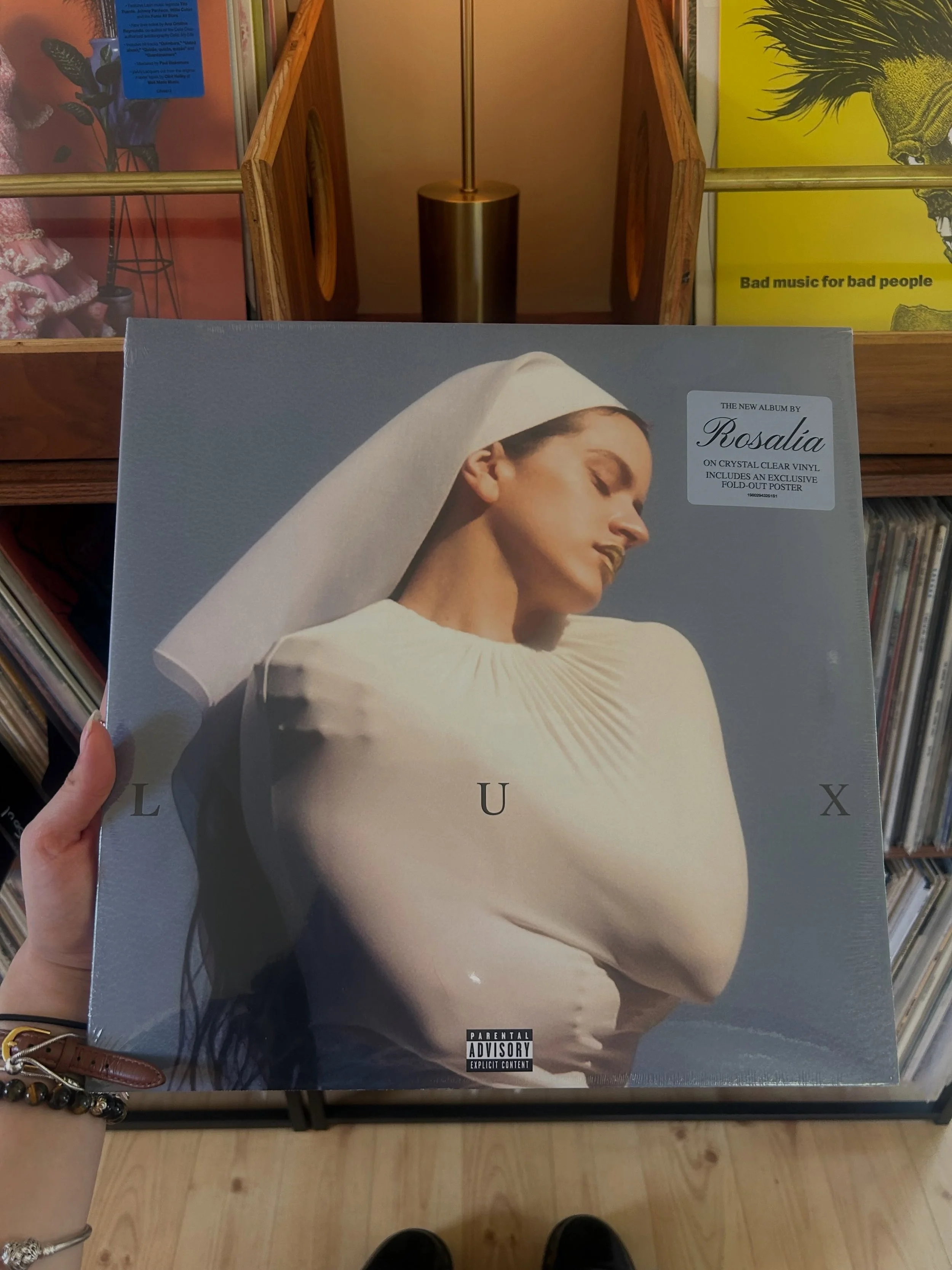 Rosal&iacute;a - Lux (2025)
.
.
Spanish pop icon Rosalia meddled with spirituality and made this unapologetic religious album featuring renowned artists like Bjork and Yves Tumor she then released in November of 2025. 

Available on our website 🌺 

