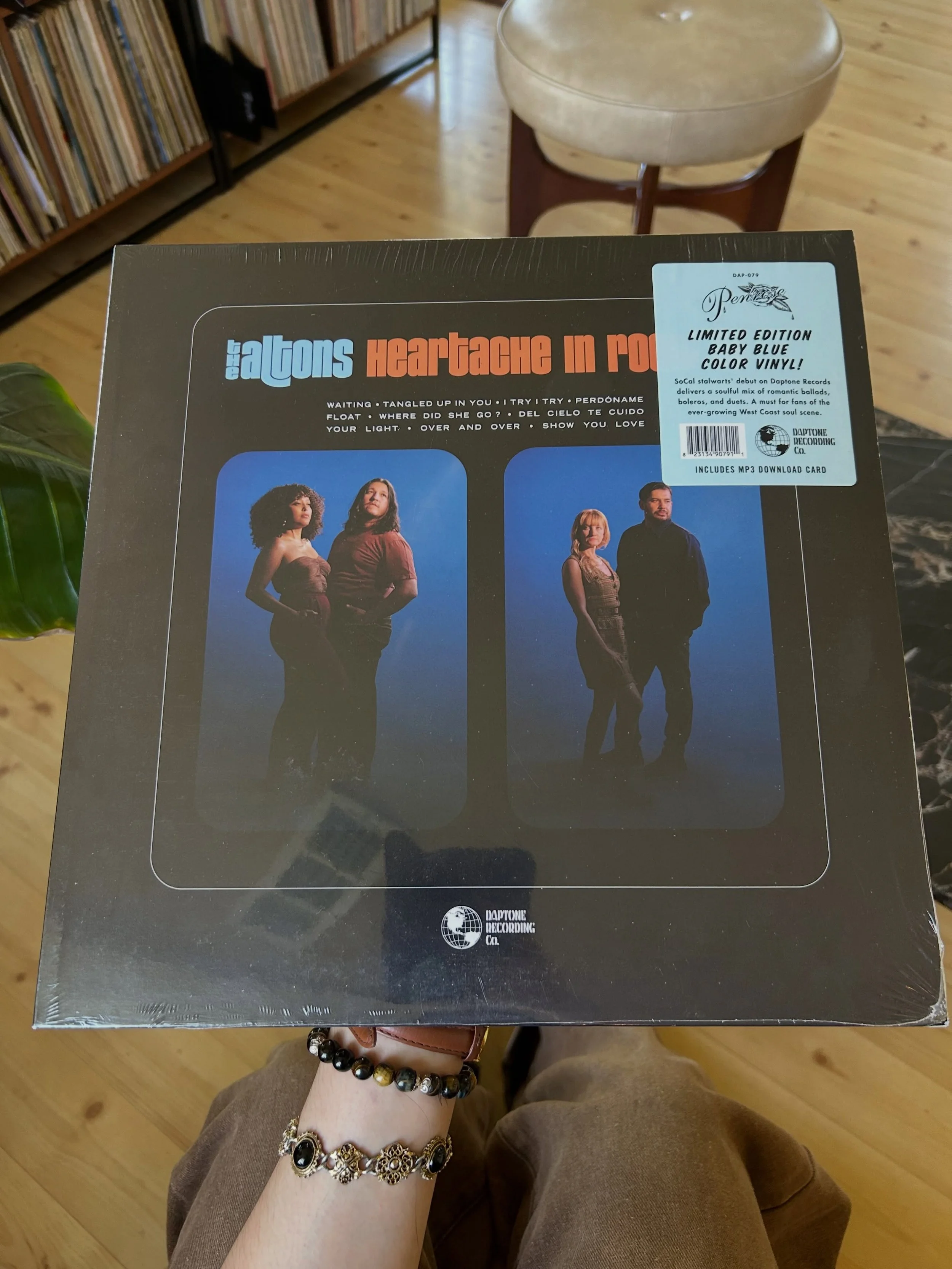 The Altons - Heartache In Room 14 
.
. 
A latin soul packed album that delivers a soulful mix of romantic ballads, boleros, and duets. A must have for the soul scene. 

Available on our website 🌝

#thealtons #latinsoul #recordstore