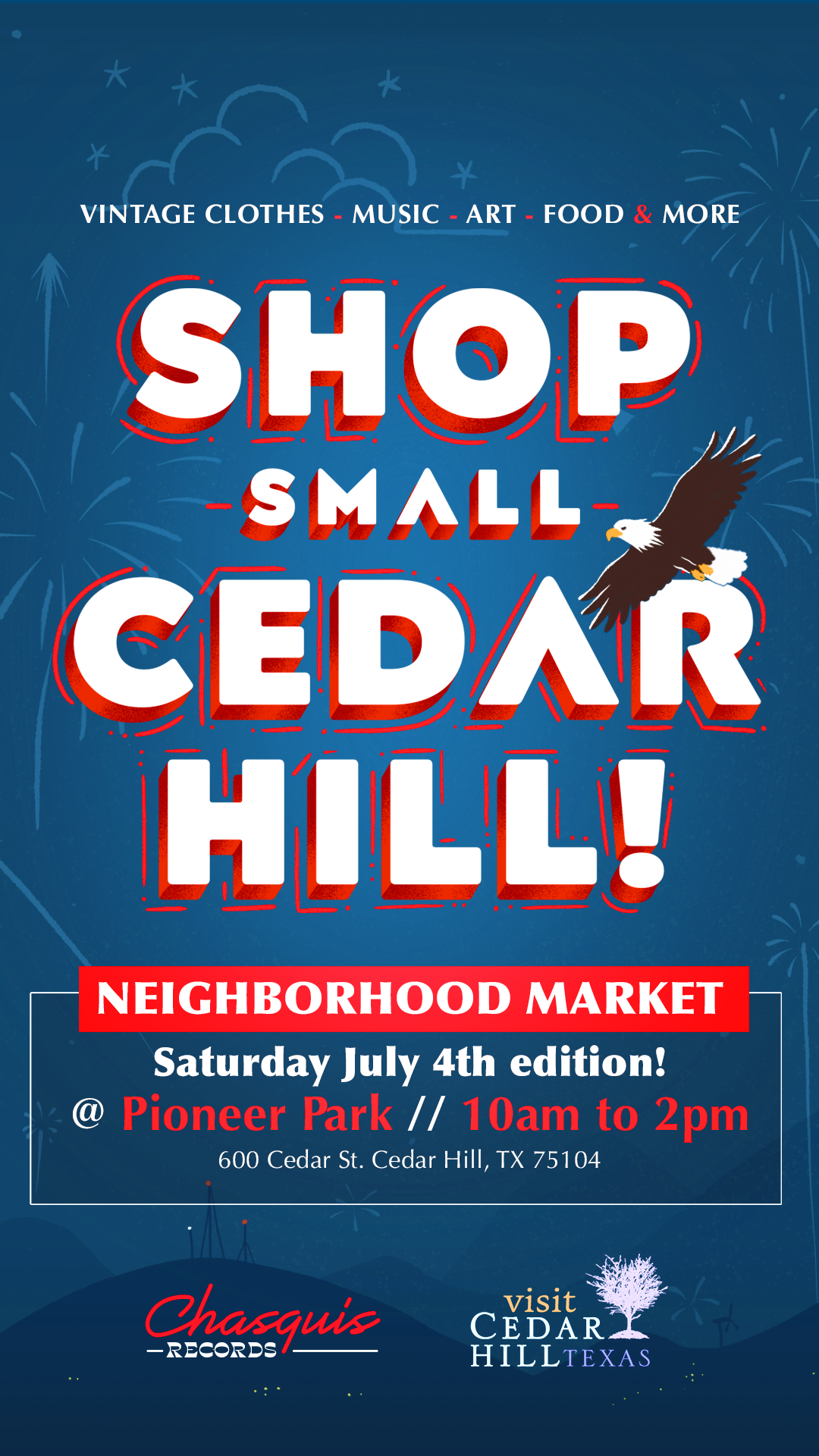 Chasquis Records @ Shop Small Cedar Hill 