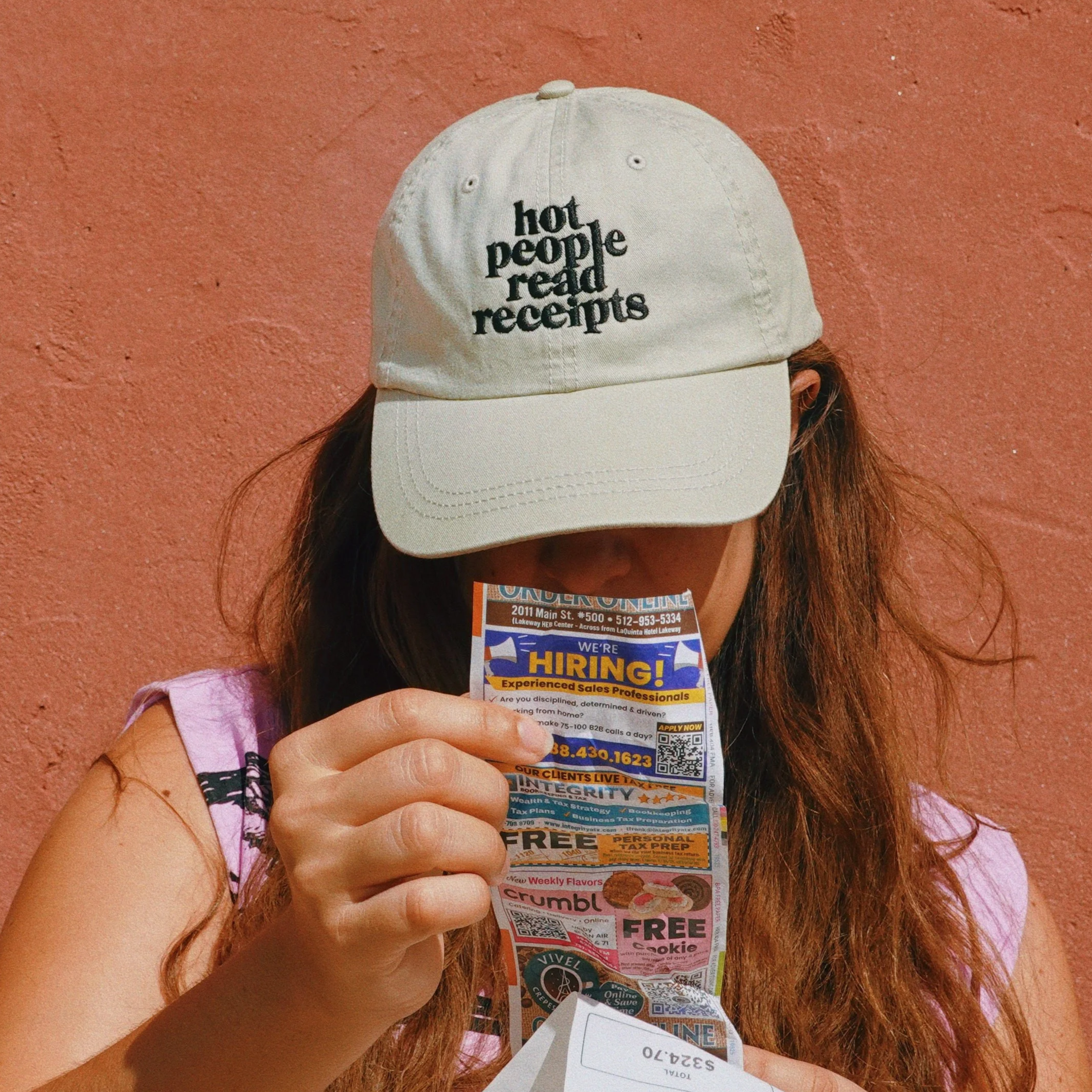"Hot People Read Receipts" Hat