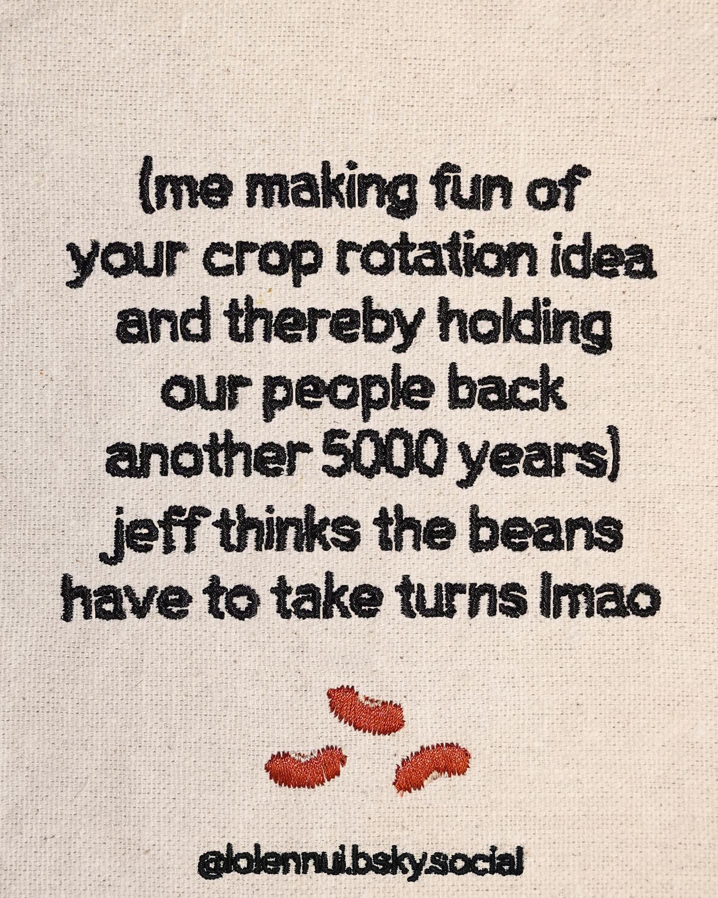 &ldquo;Perhaps we were too hard on the humble bean nerd&rdquo; 🫘

Sometimes I get decision paralysis when there are SO MANY BAD THINGS going on and I don&rsquo;t know which one to zero in on&mdash;but I have to start somewhere! So we&rsquo;re going 