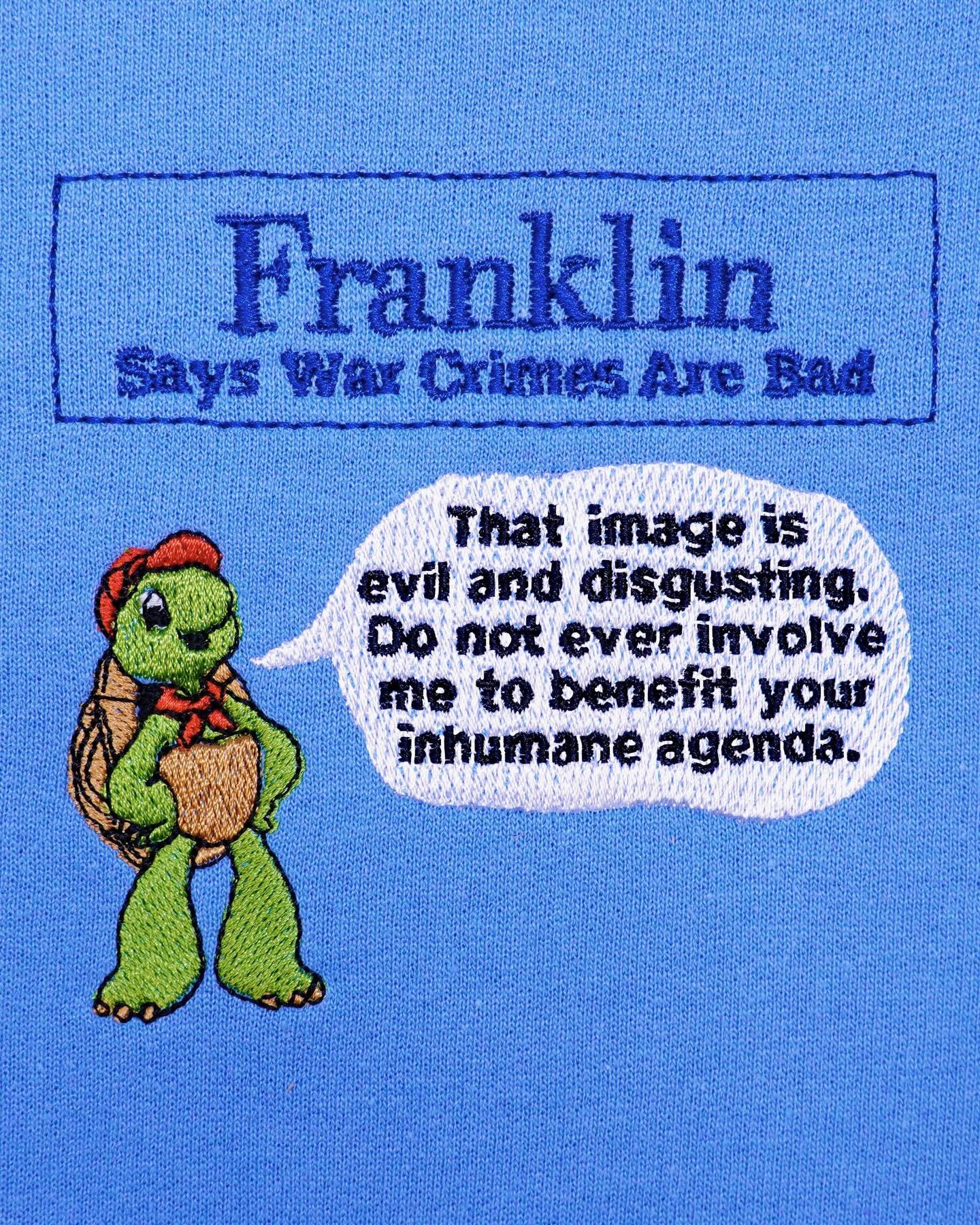 The Franklin the Turtle x Sabrina Carpenter collab we always knew we needed 🙂&zwj;↕️

Between Pete Hegseth&rsquo;s horrific Franklin AI art (slide 2) and the White House tweeting out vile videos using a Sabrina Carpenter song (slide 3), it&rsquo;s a