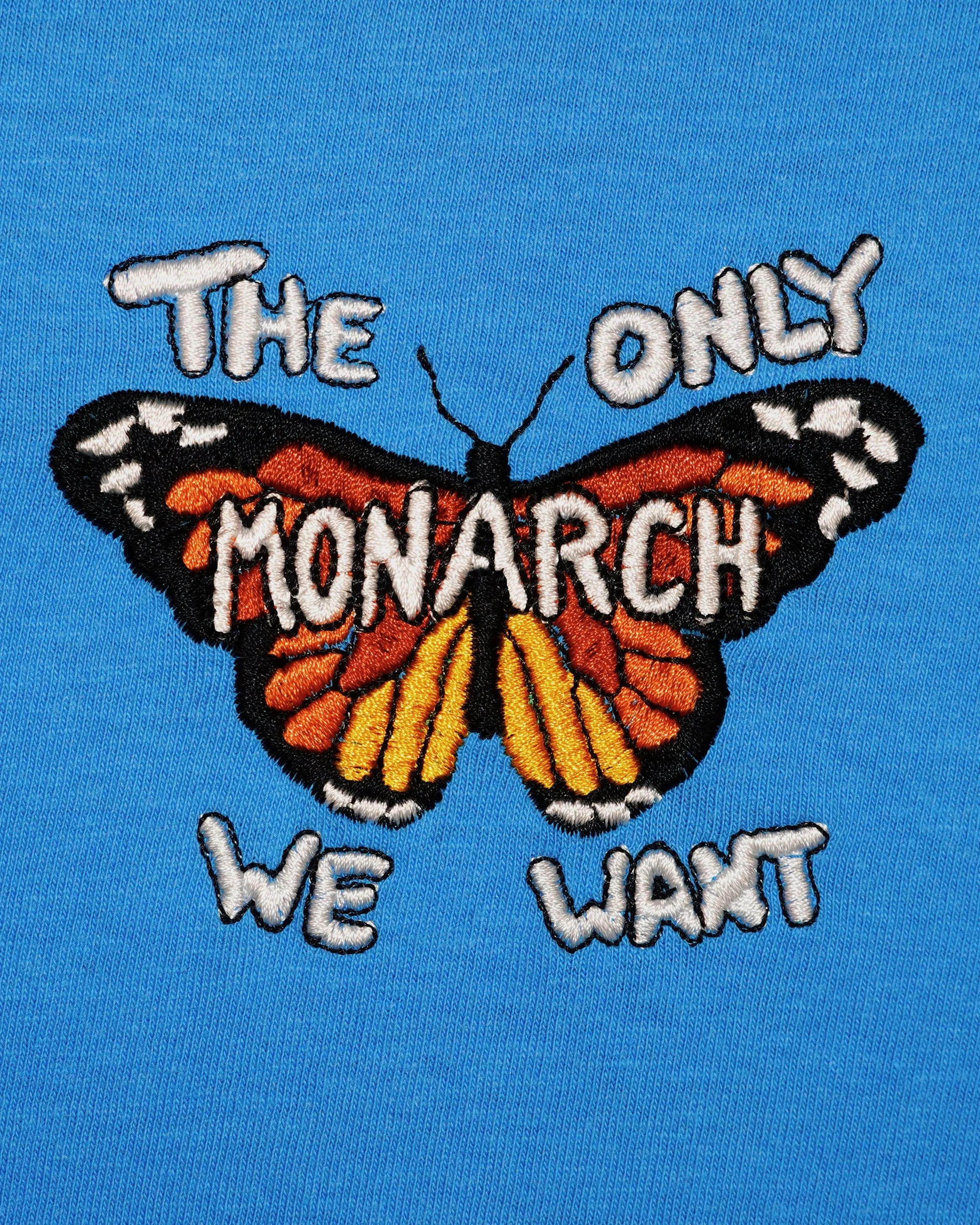🦋🧡🦋🧡🦋!!!

I&rsquo;ve had a ton of requests over the past year to turn my monarch protest sign from the May 2025 No Kings Day (modeled by Mr. Read Receipts on slide 2) into a shirt&mdash;and I finally did it! 

BONUS: It also comes as a hat and s