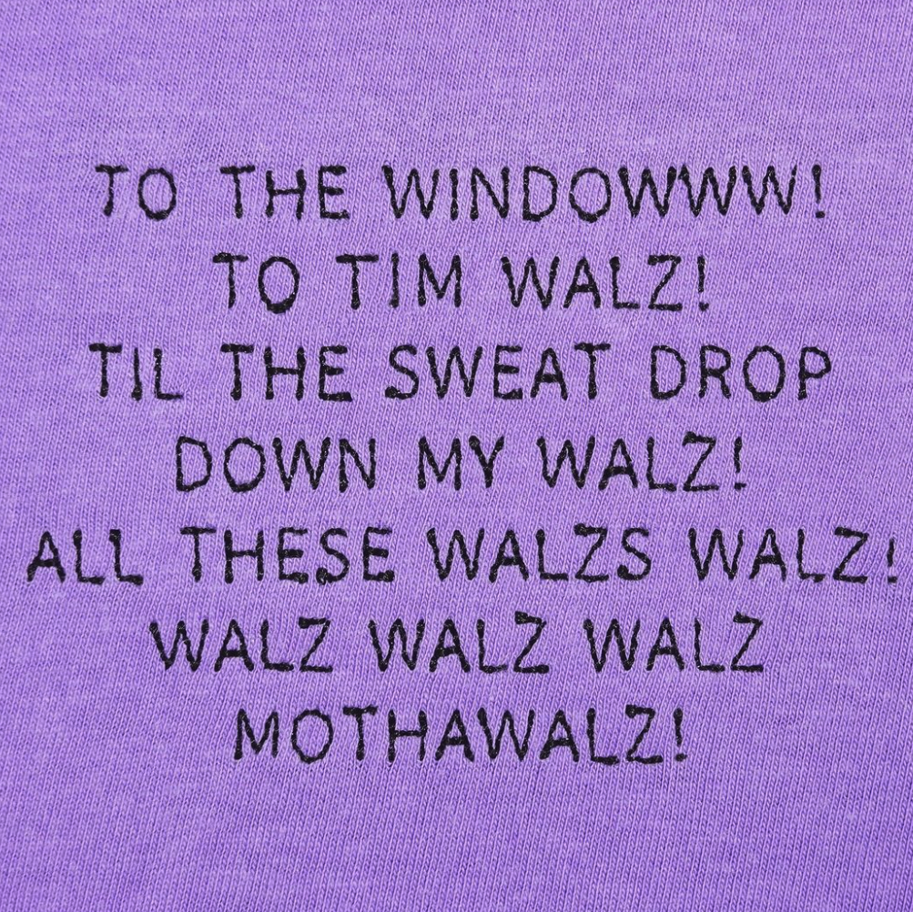 "To The Window To The Walz" *SAMPLE* (Medium Shirt)