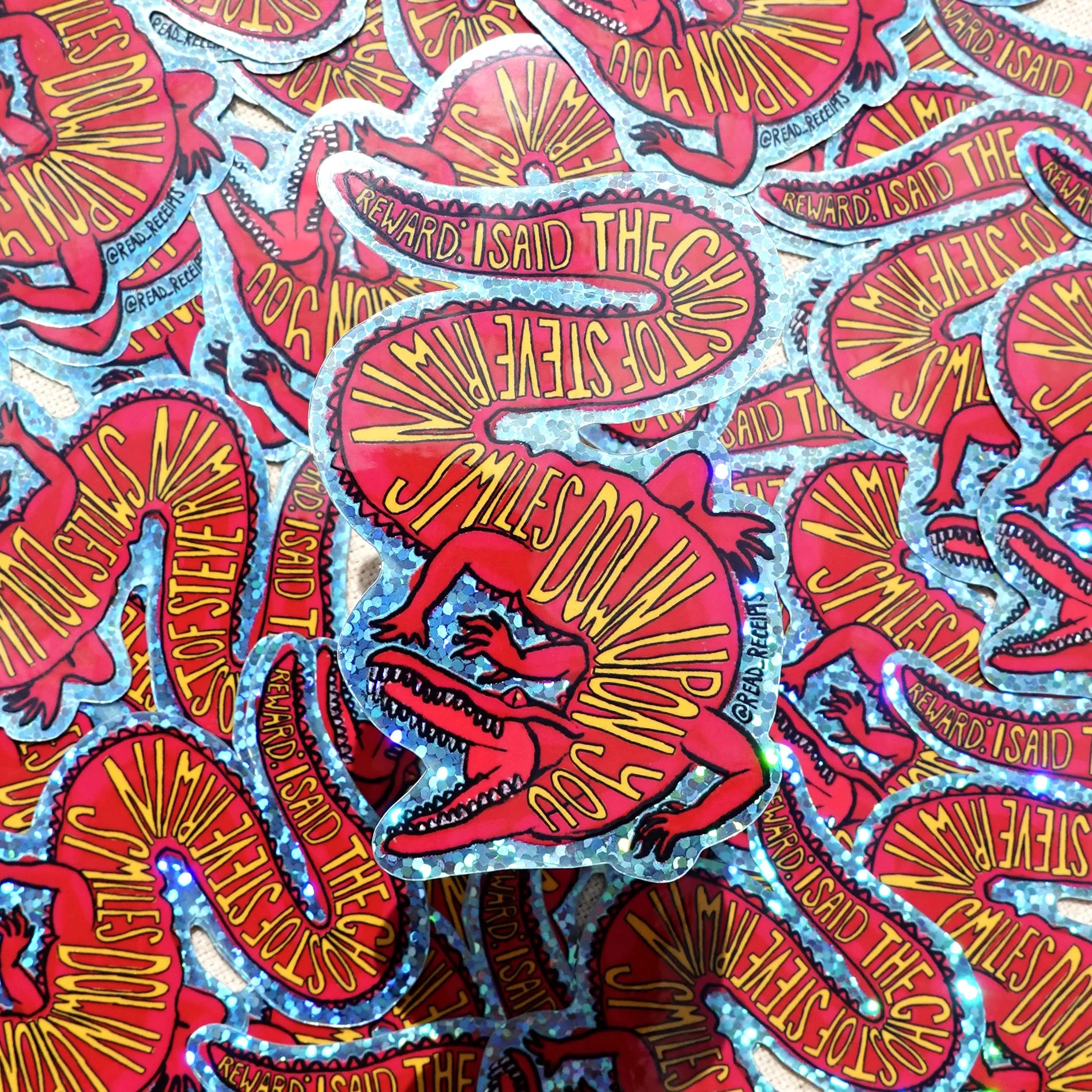 "The Ghost of Steve Irwin" Sticker