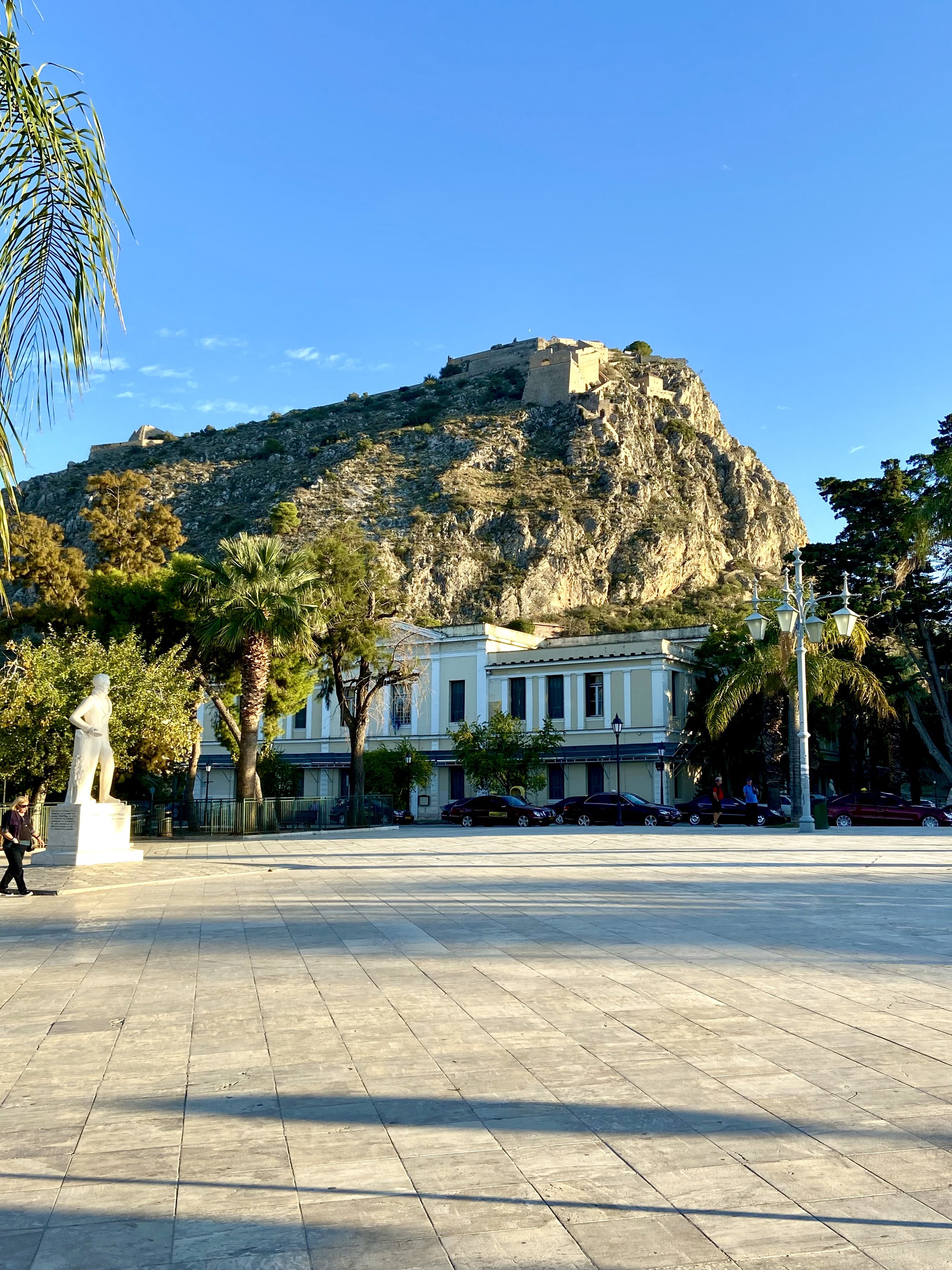 Fortress of Palamidi on Mountain in Nafplio