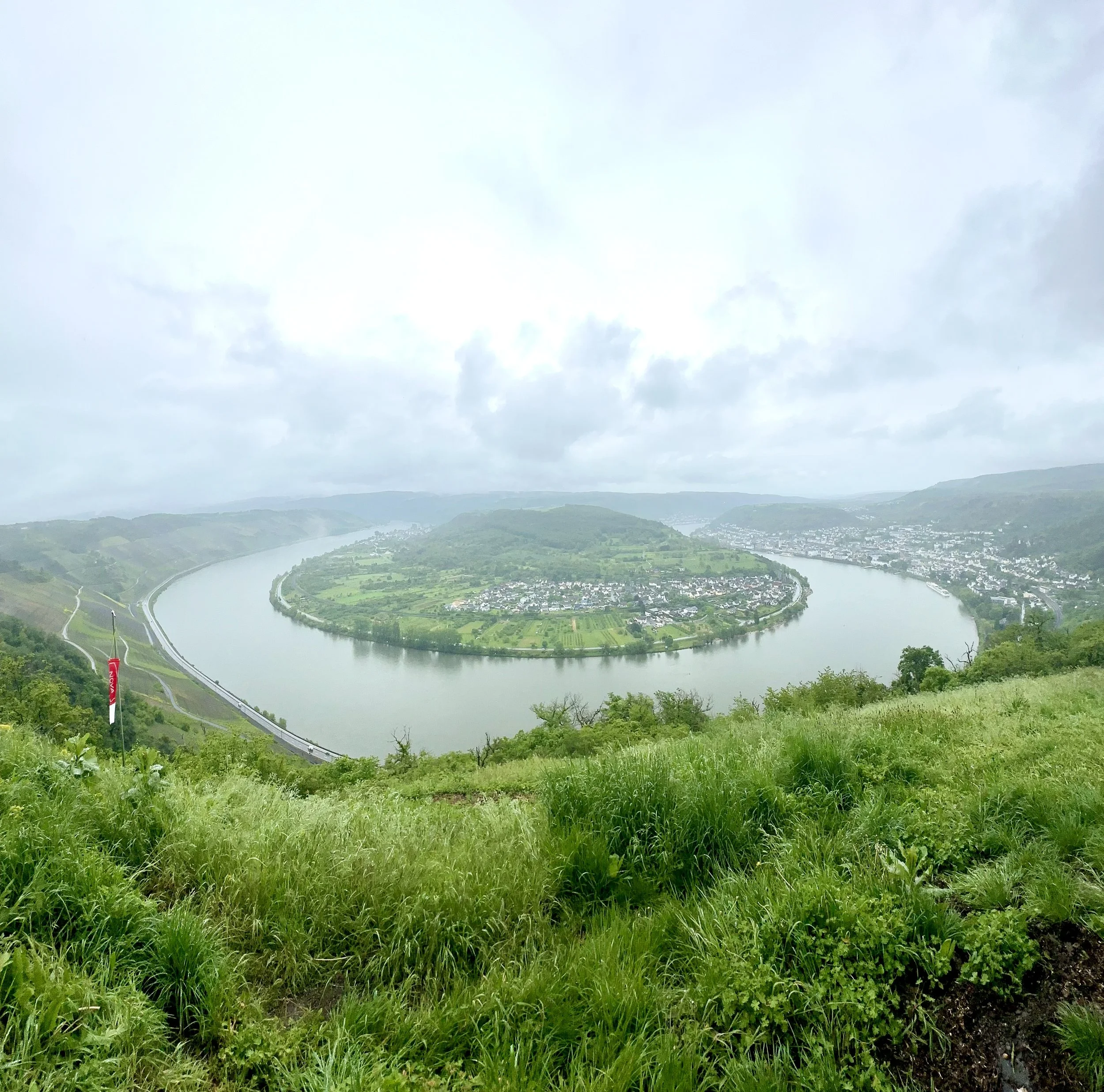 Rhine River Famous Curve