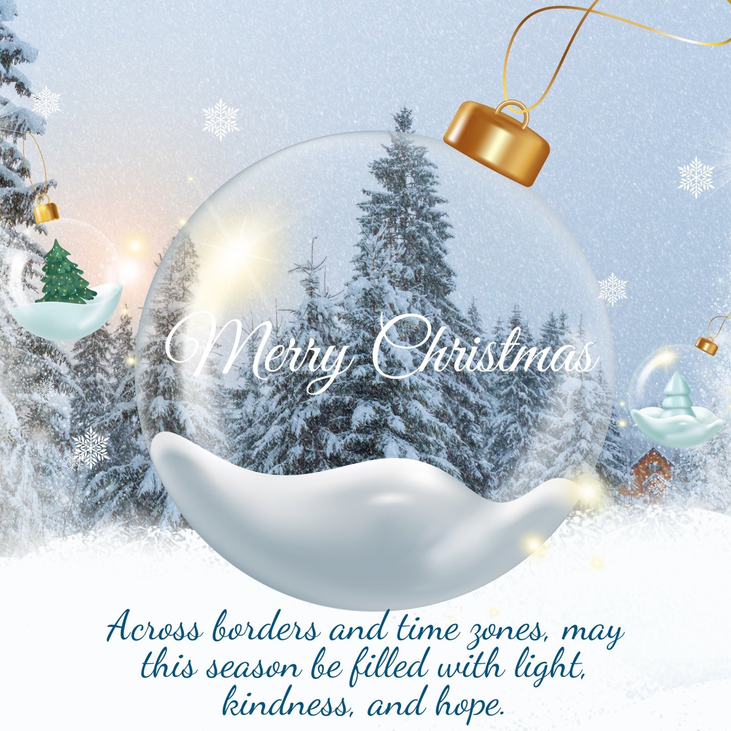 Wishing you a season filled with light, kindness, and hope.
Merry Christmas.
&mdash; Carolyn