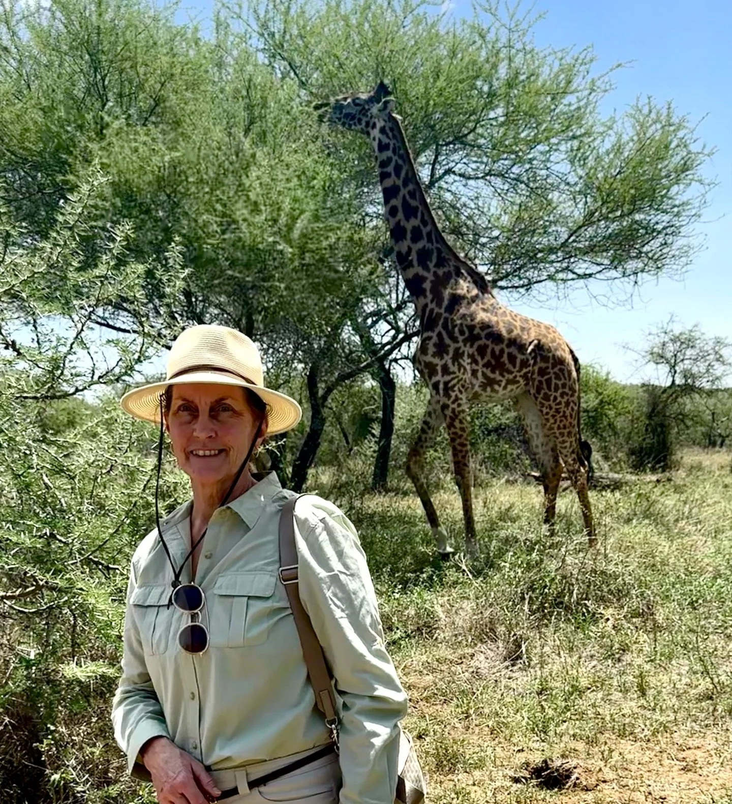 Great experience today seeing Maasai giraffes at the &ldquo;Arusha Giraffe Center&rdquo; -adorable faces &mdash; they&rsquo;re part of a much bigger story about habitat loss, community action, &amp; environmental regeneration. Hearing how this centre