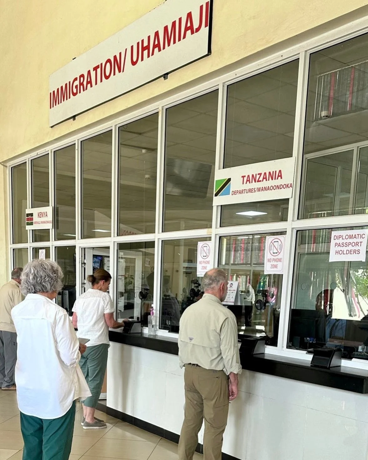 Somewhere between Kenya and Tanzania,
we found ourselves standing in two countries at once&hellip;
still traveling the same journey together.

A little border moment I couldn&rsquo;t resist sharing and one of those times you&rsquo;re grateful for sma