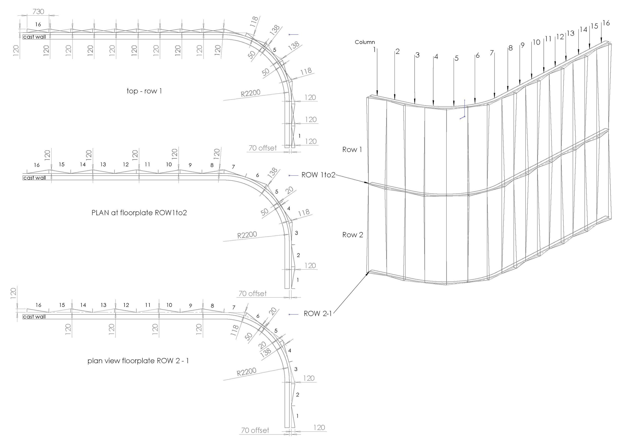 6. Panel setout drawing