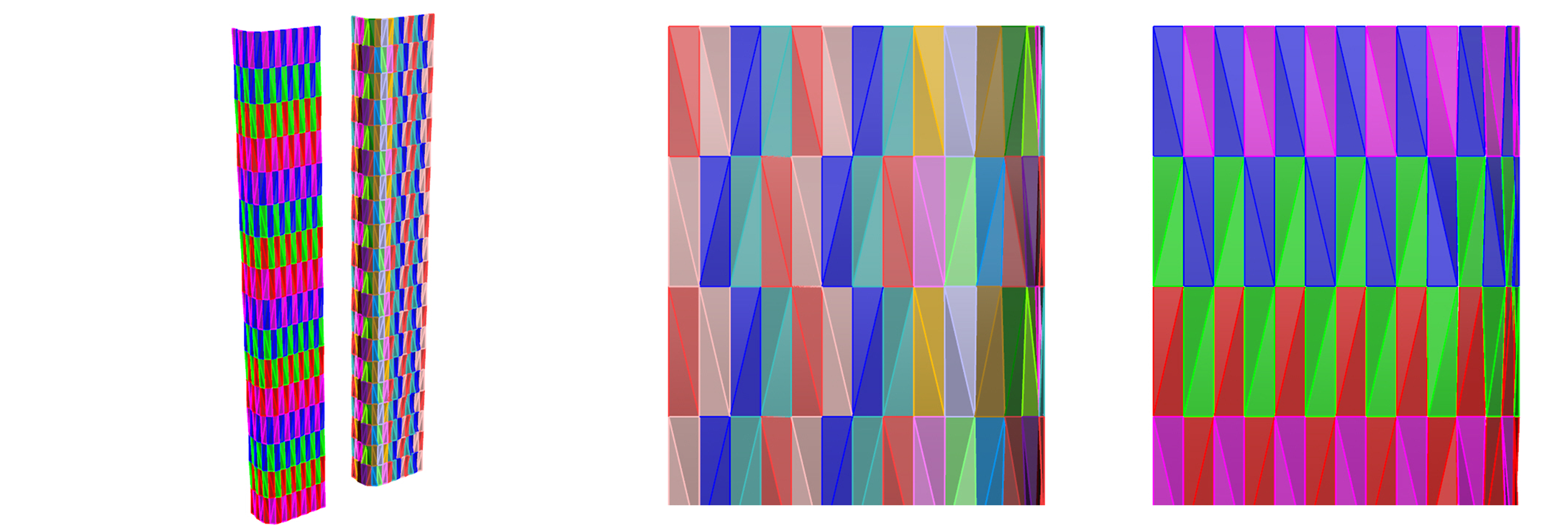 Comparison Image Showing Original and Optimised Facade Panels