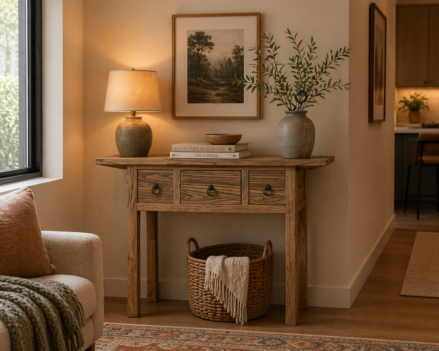 Japanese Style Console Table