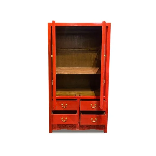 Red armoire with floral apron-3.jpg