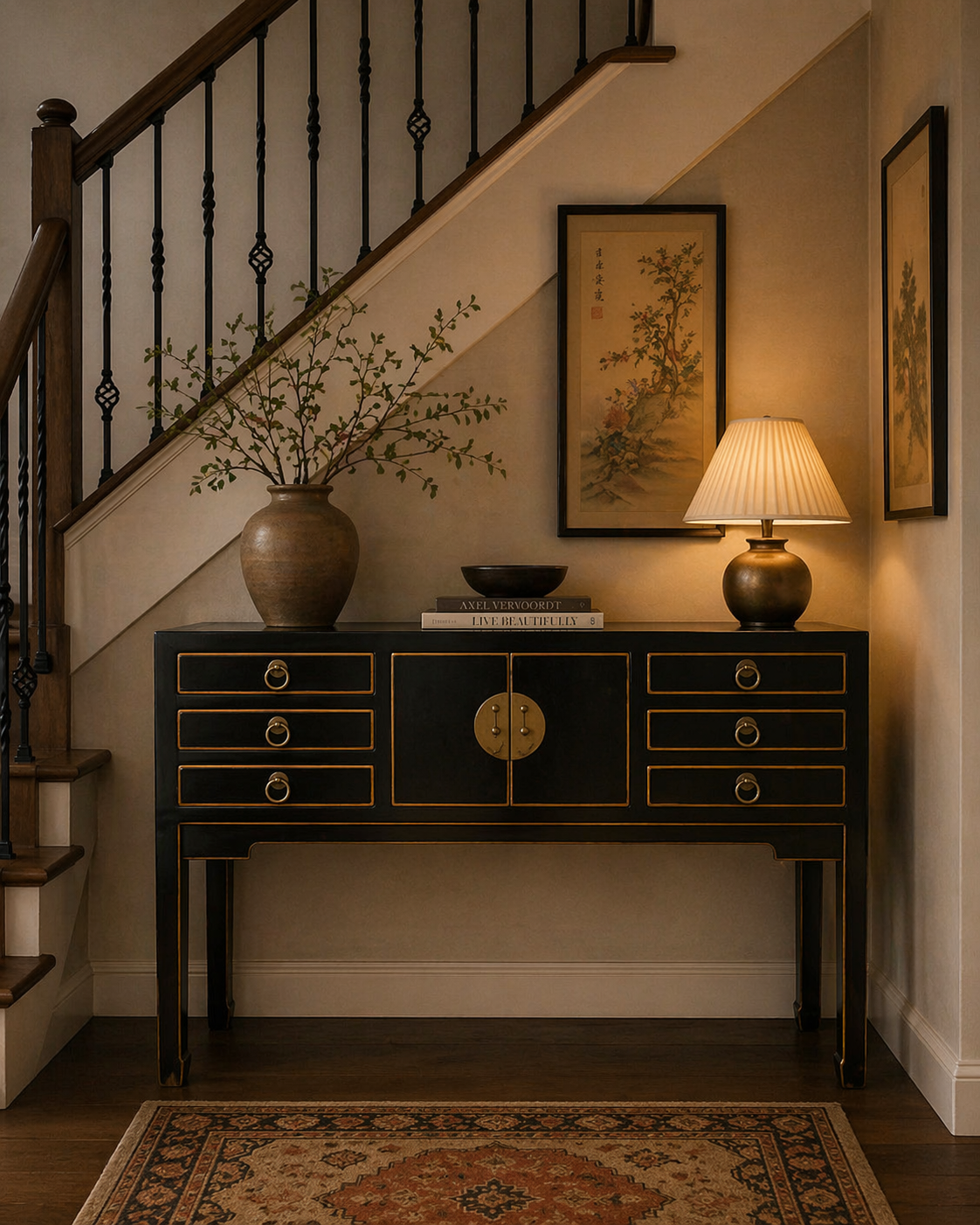 6 Drawers Beijing Console Table