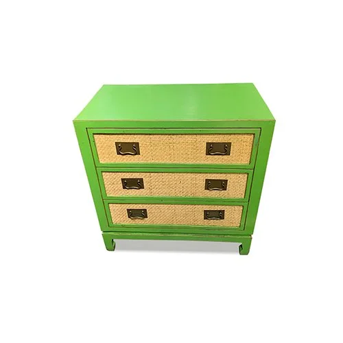 Rattan Inlaid 3D Dresser  Asian Barn