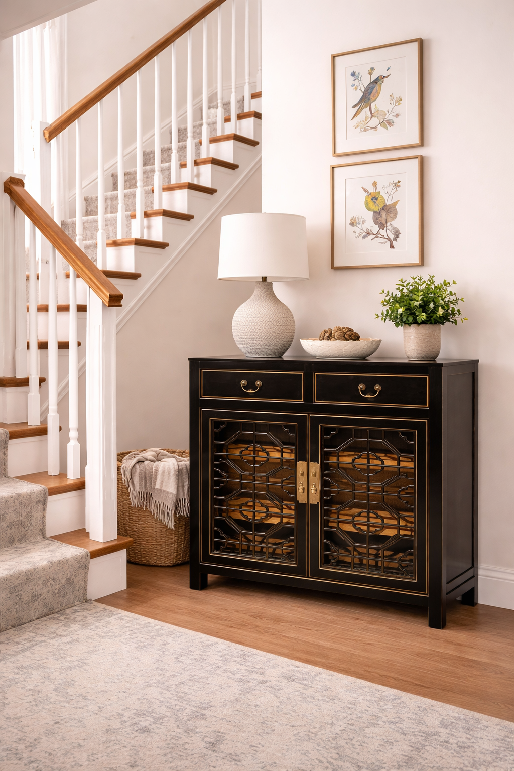 Asian Inspired Cabinet