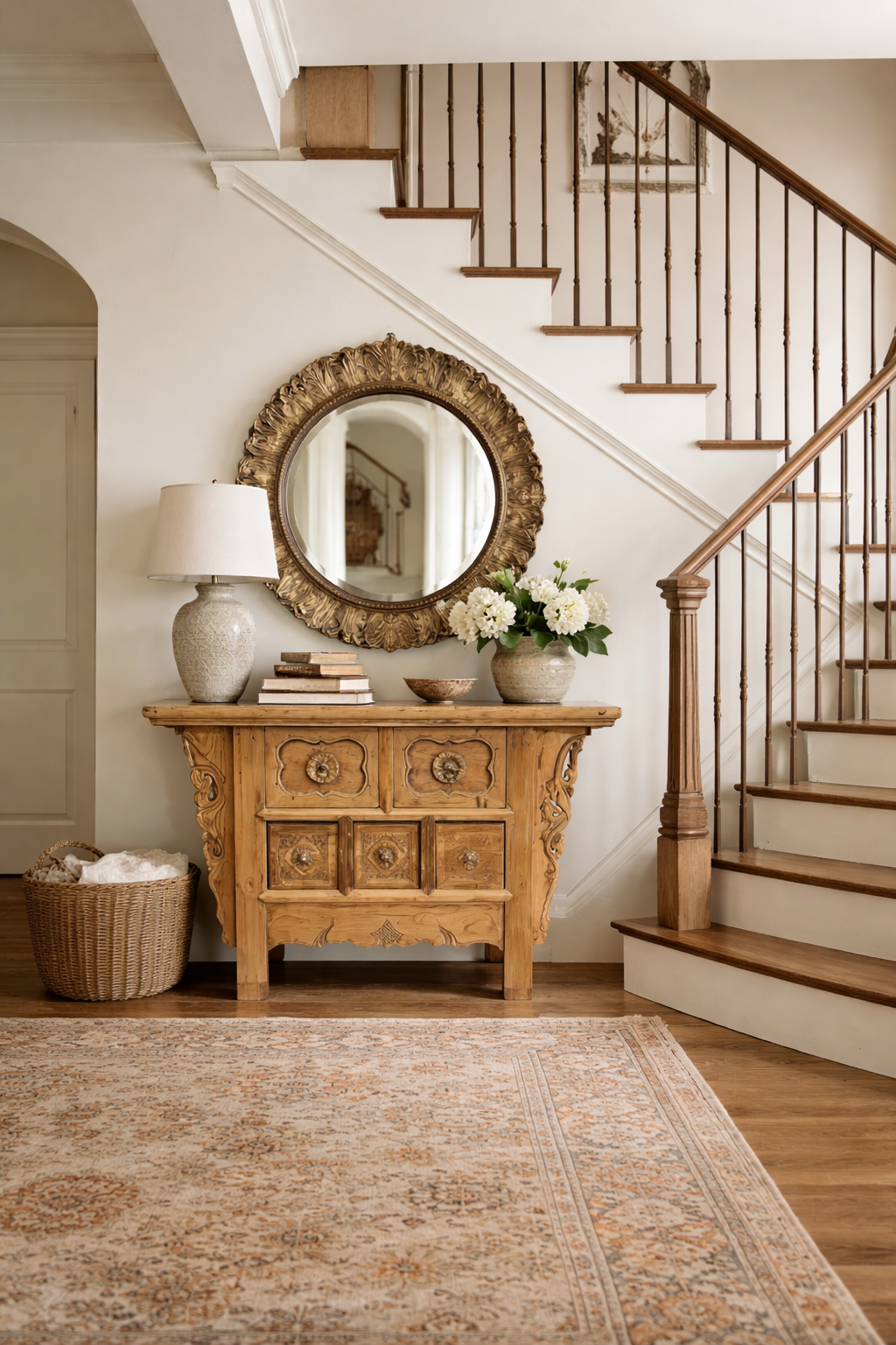 Antique Hand Carve Cabinet