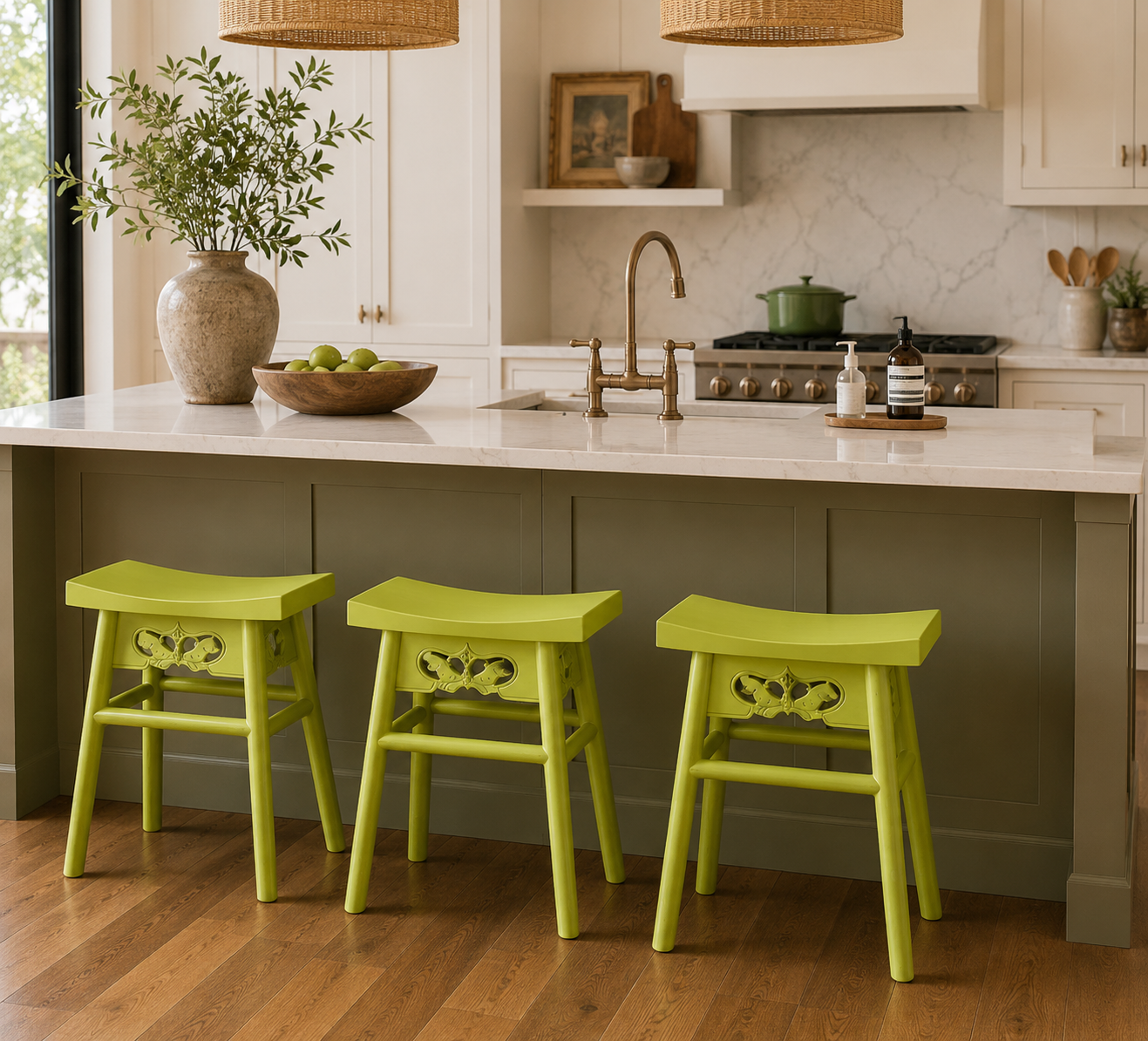 Butterfly Style Counter Stool