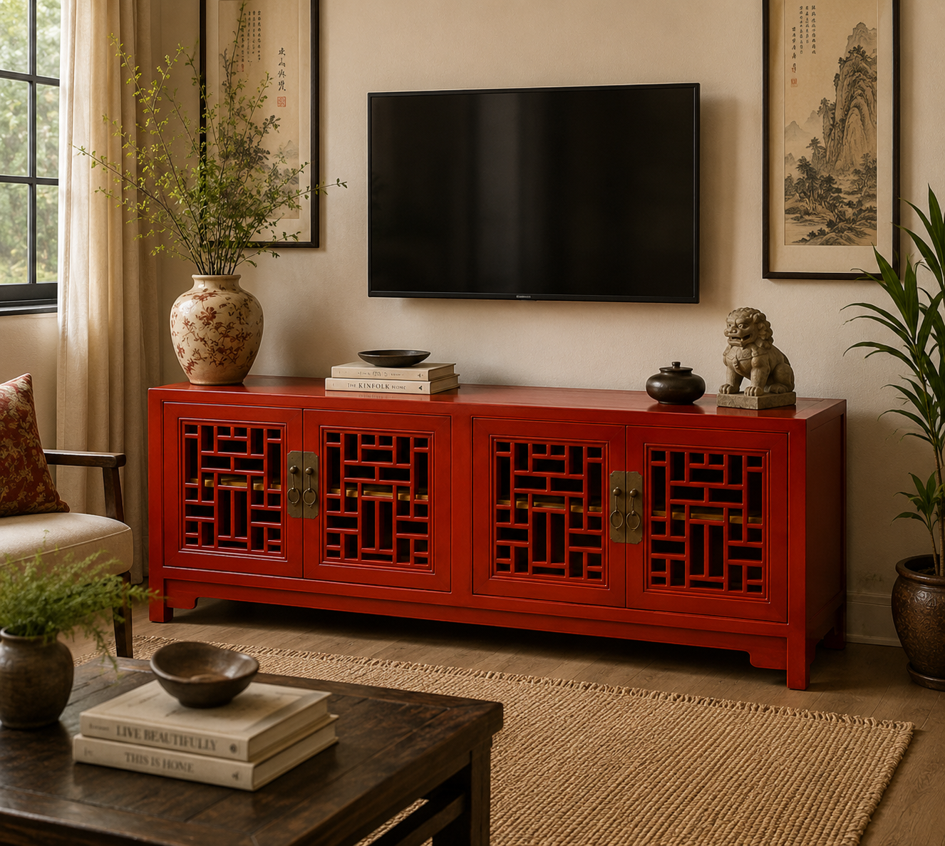 Shanghai Panel TV Cabinet