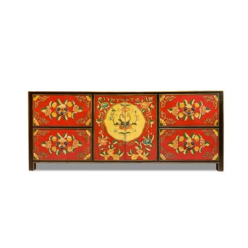 Tibetan Motif hand carving sideboard-1.jpg