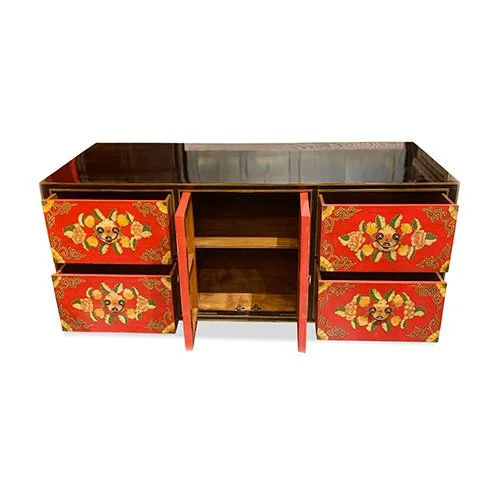 Tibetan Motif hand carving sideboard-4.jpg