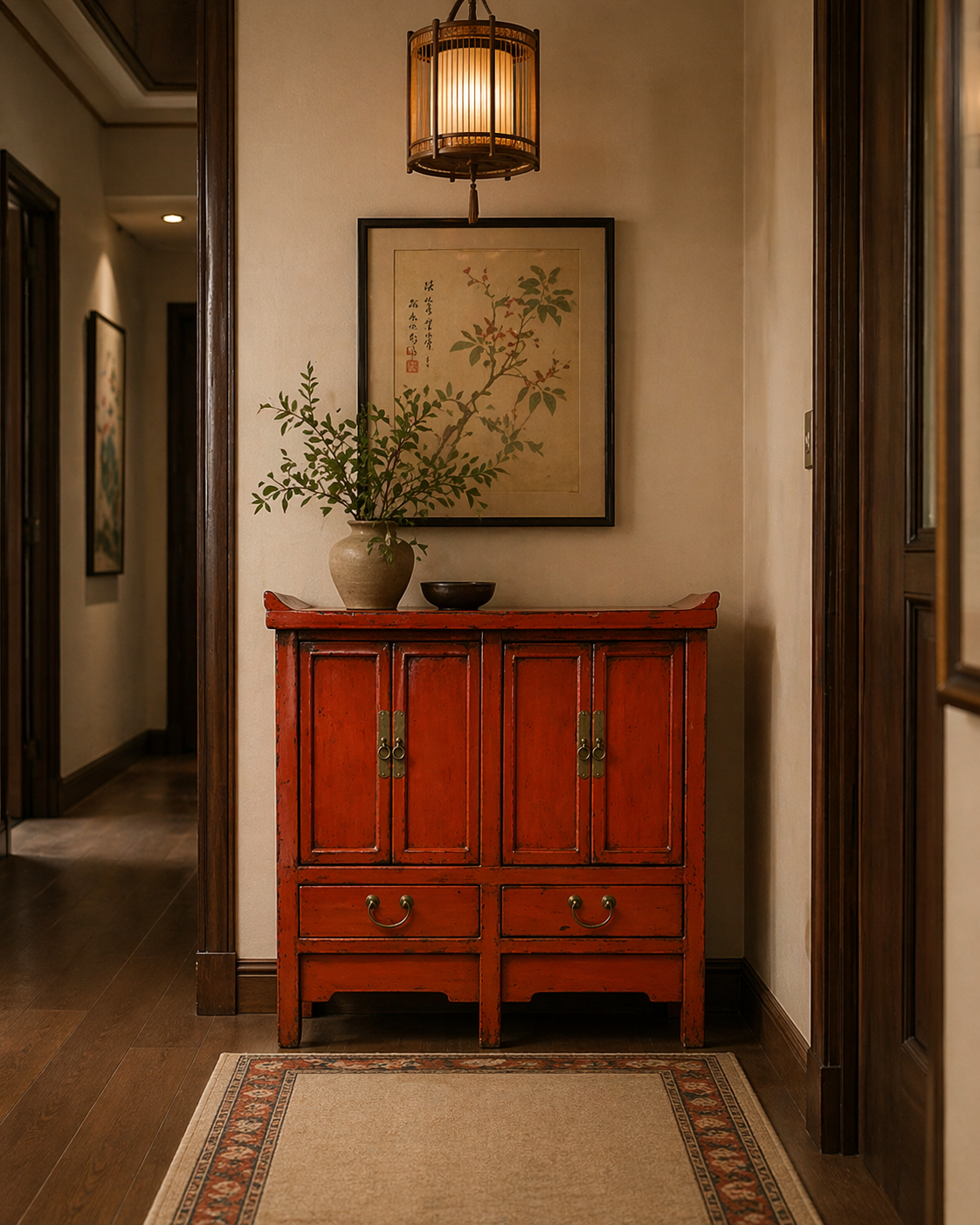 Double Doors Wing Cabinet