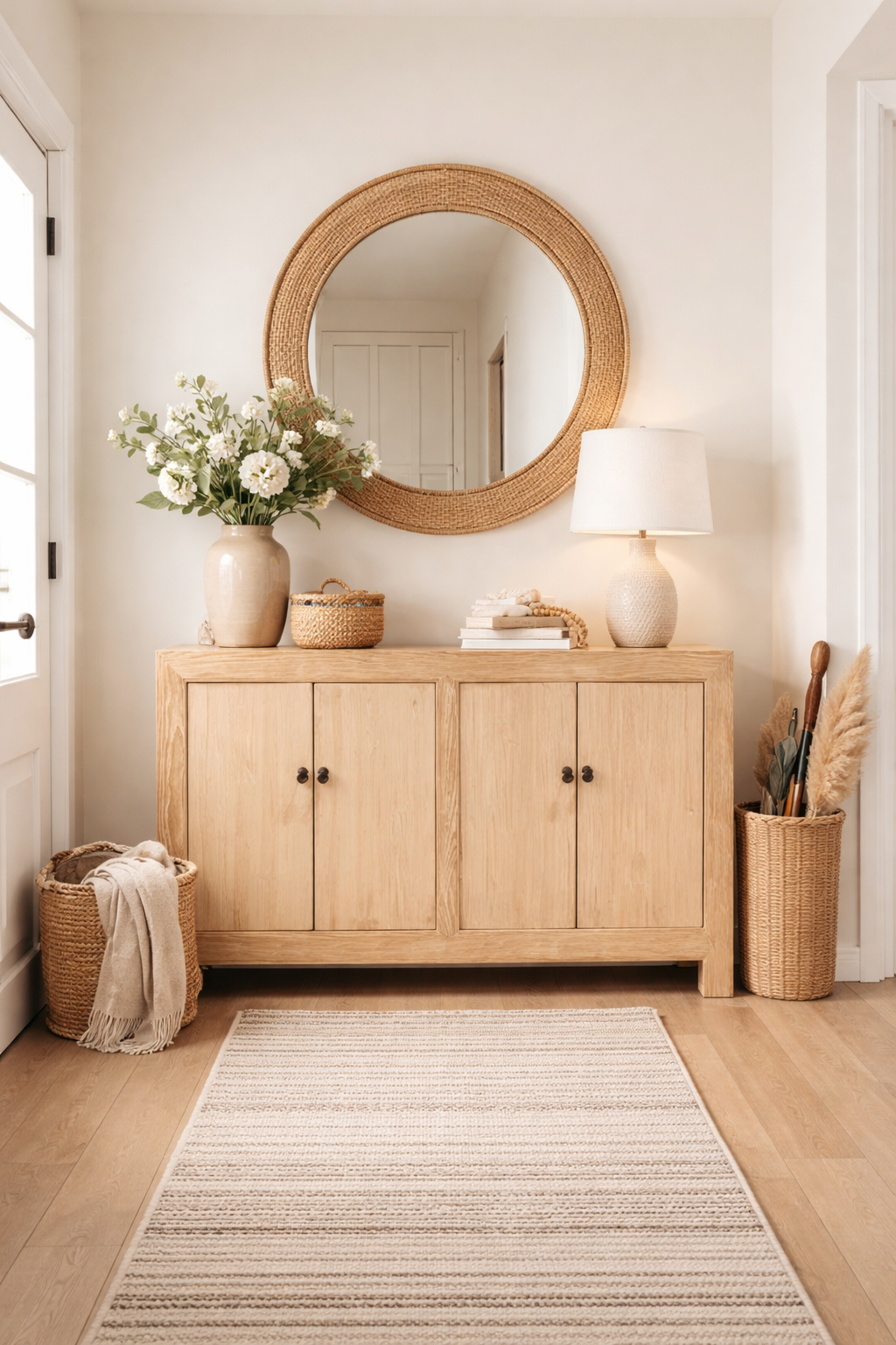 White Wash Credenzas