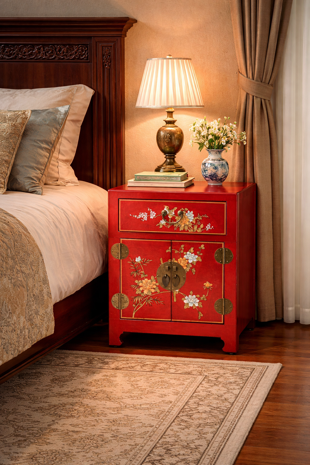 Shanxi Motif End Table