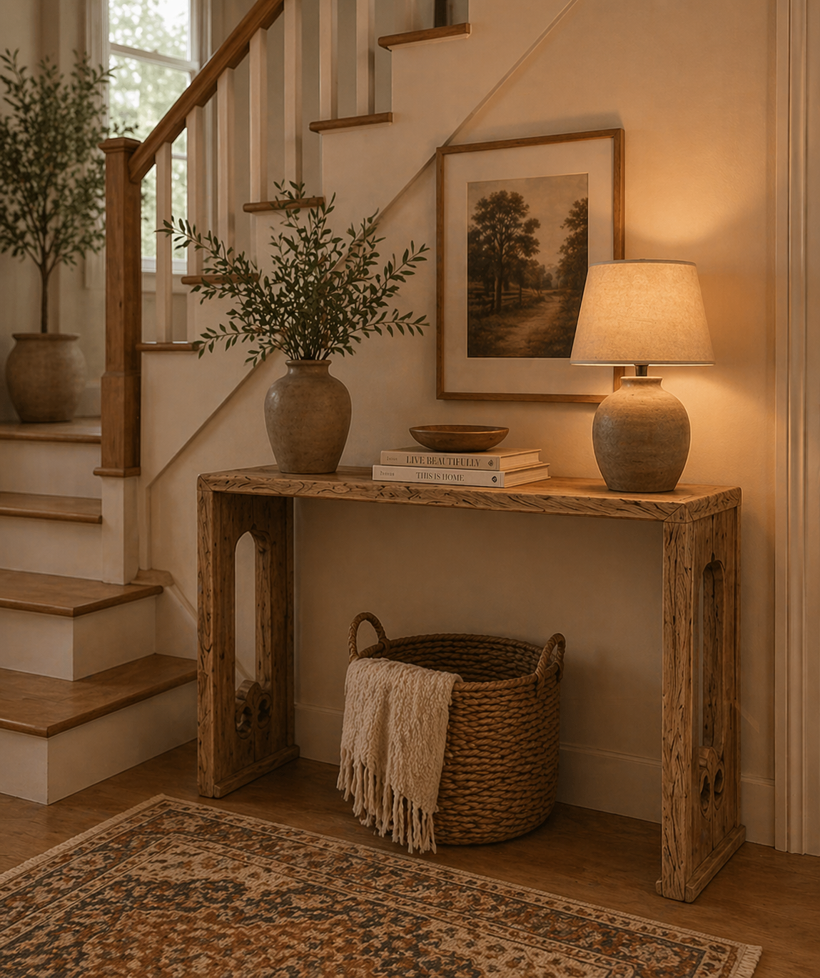Reclaimed Wood Console Table