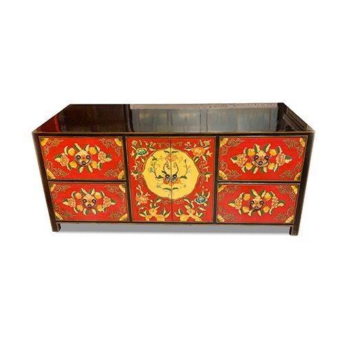 Tibetan Motif hand carving sideboard-2.jpg