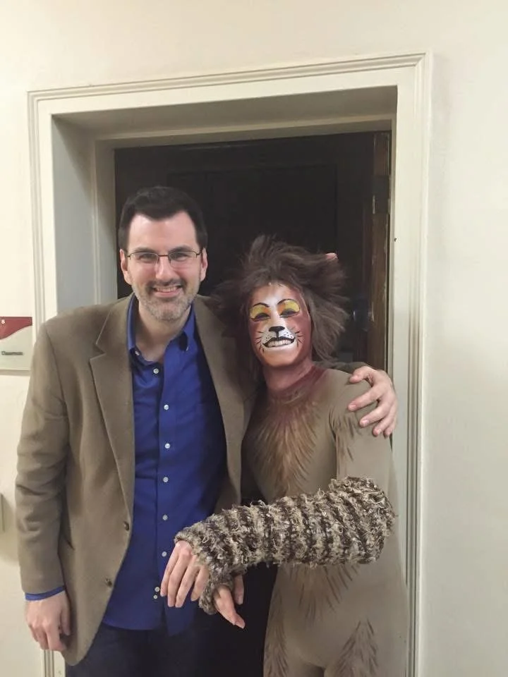Alan Dornak with Nick Barakos in Cats