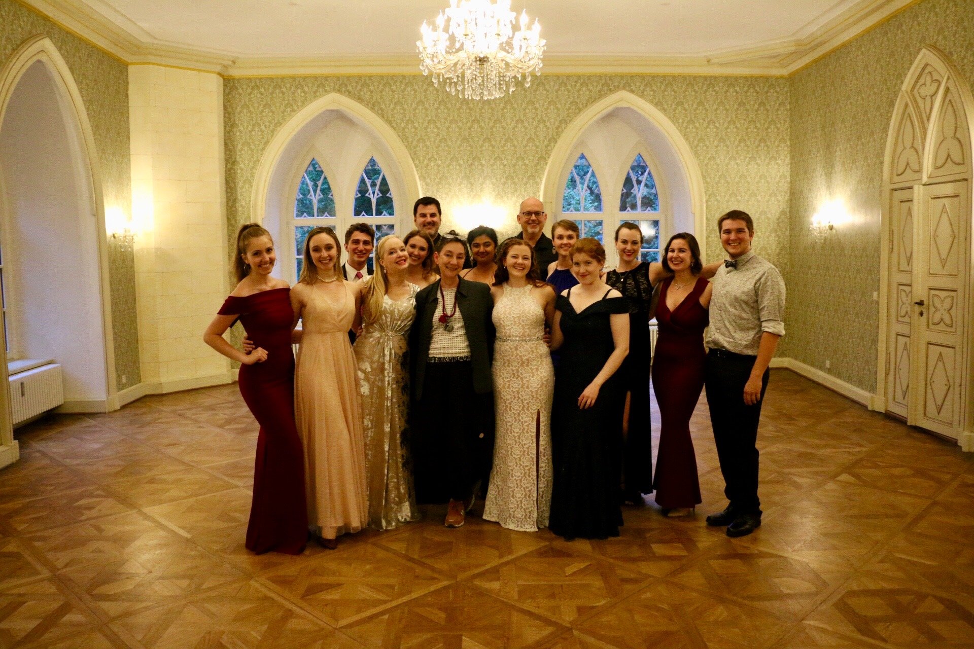 Alan Dornak with Participants and Faculty in Seifersdorf Castle